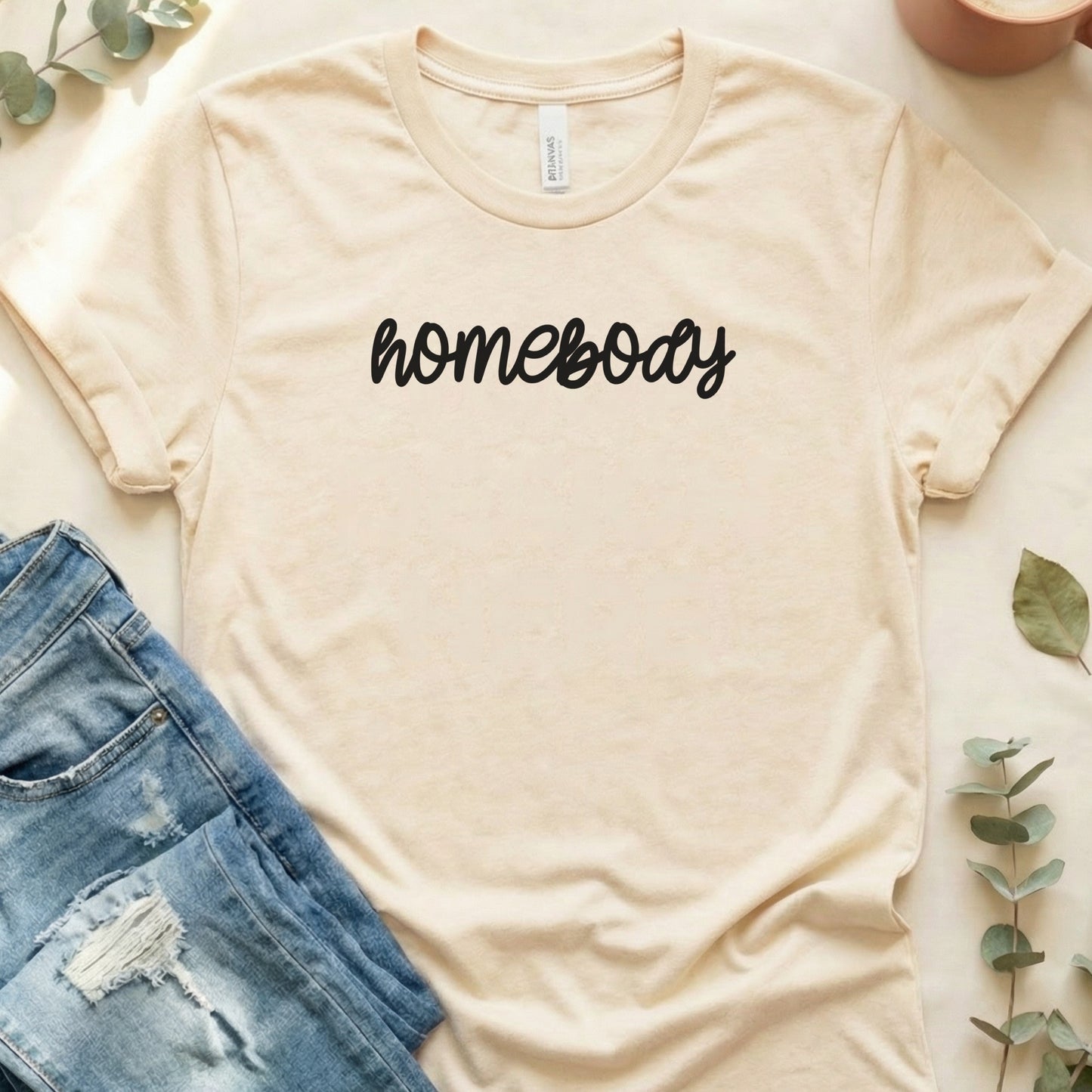 Homebody Casual Graphic T-Shirt for Everyday Comfort
