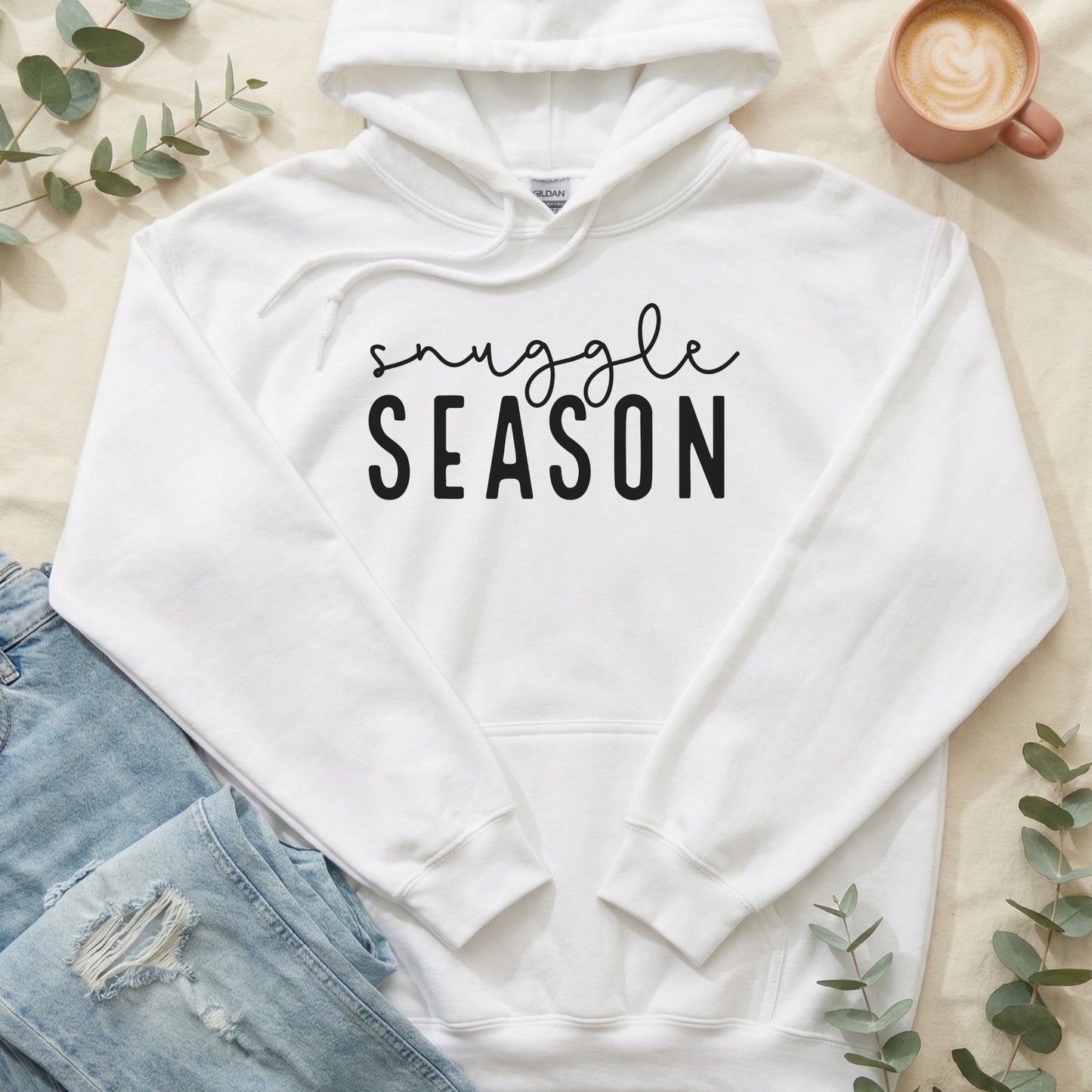 Snuggle Season Hoodie Cozy Winter Wear Casual Style