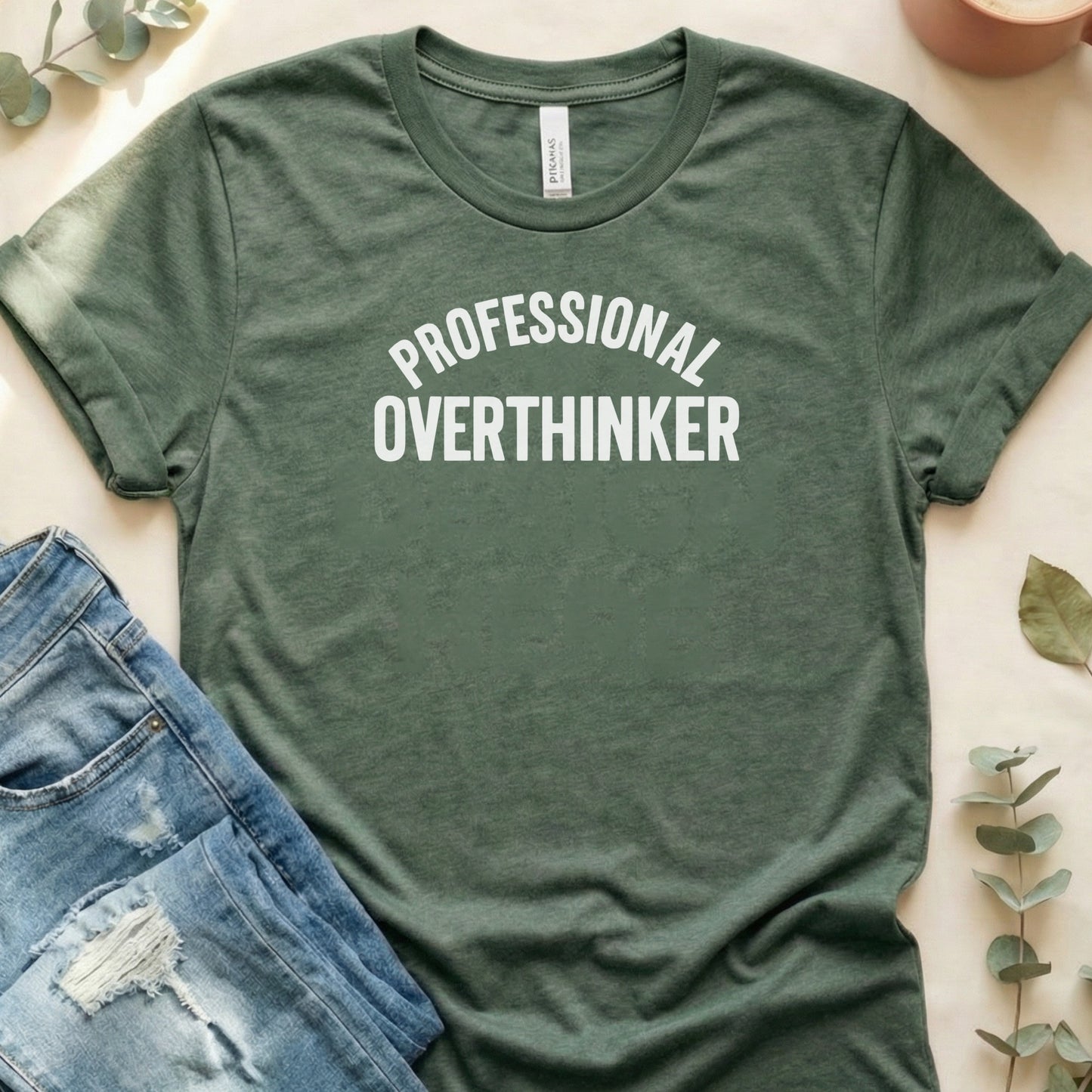 Professional Overthinker Graphic Tee Shirt product