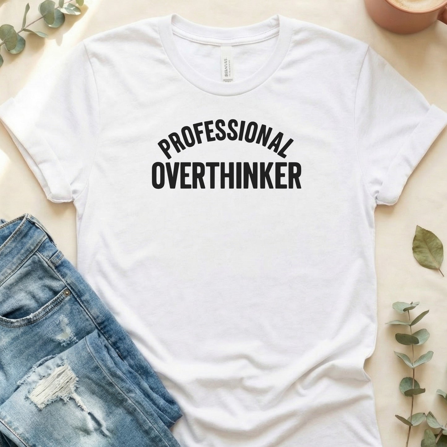 Professional Overthinker Graphic Tee Shirt