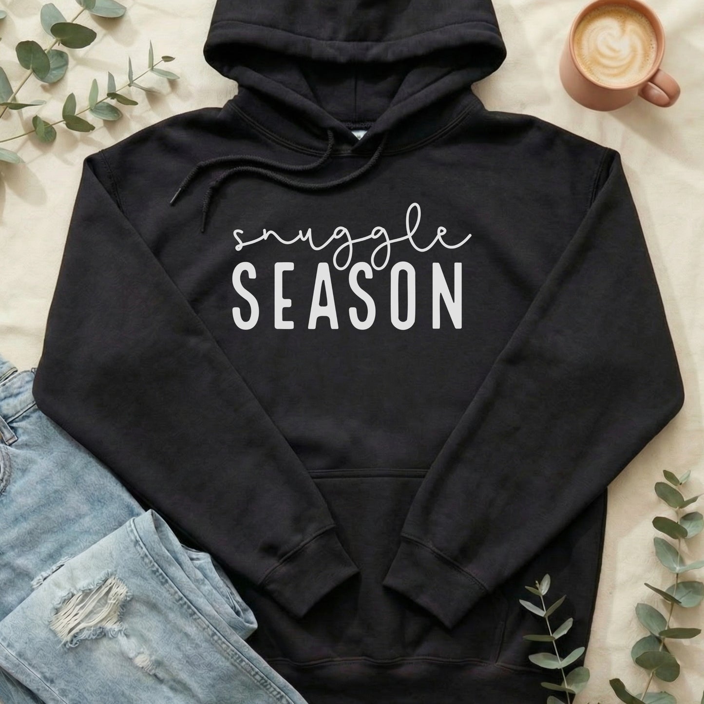 Snuggle Season Cozy Hoodie for Cold Weather Fashion