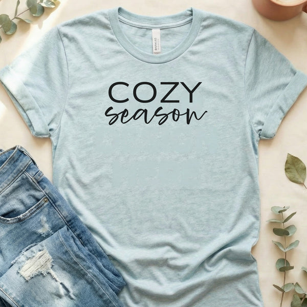 Cozy Season Quote Graphic Design Text Typography T-Shirt