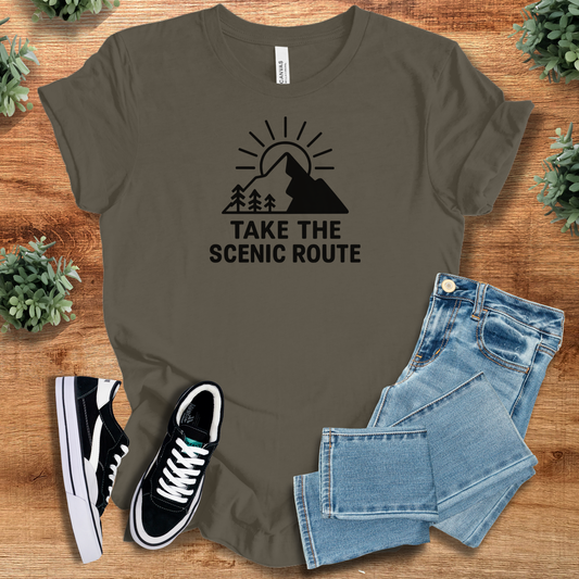 Take the Scenic Route Tee