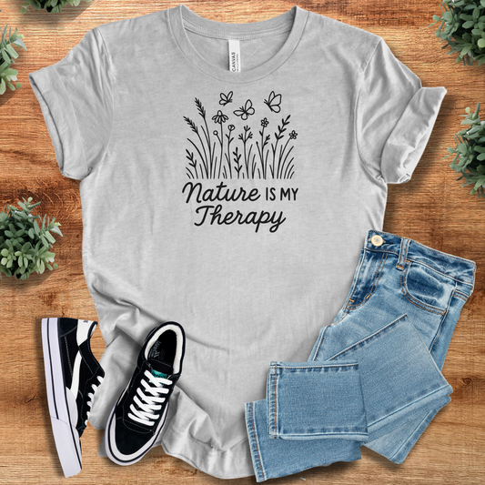 Nature Is My Therapy Shirt | Bella Canvas Unisex Tee