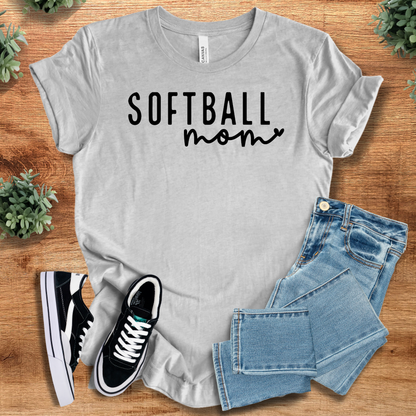 Heather-aqua t-shirt with '' text, flat lay styled on a wooden surface.