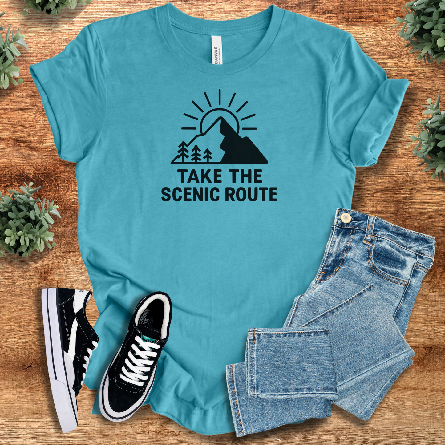 Take the Scenic Route Tee