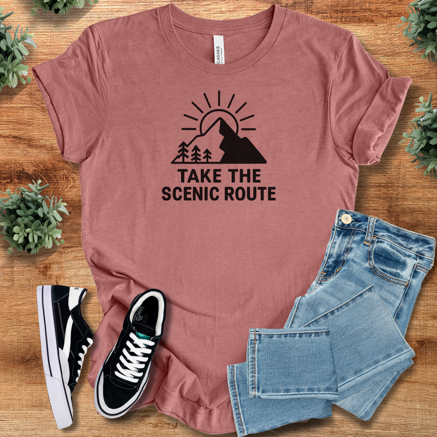 Take the Scenic Route Tee