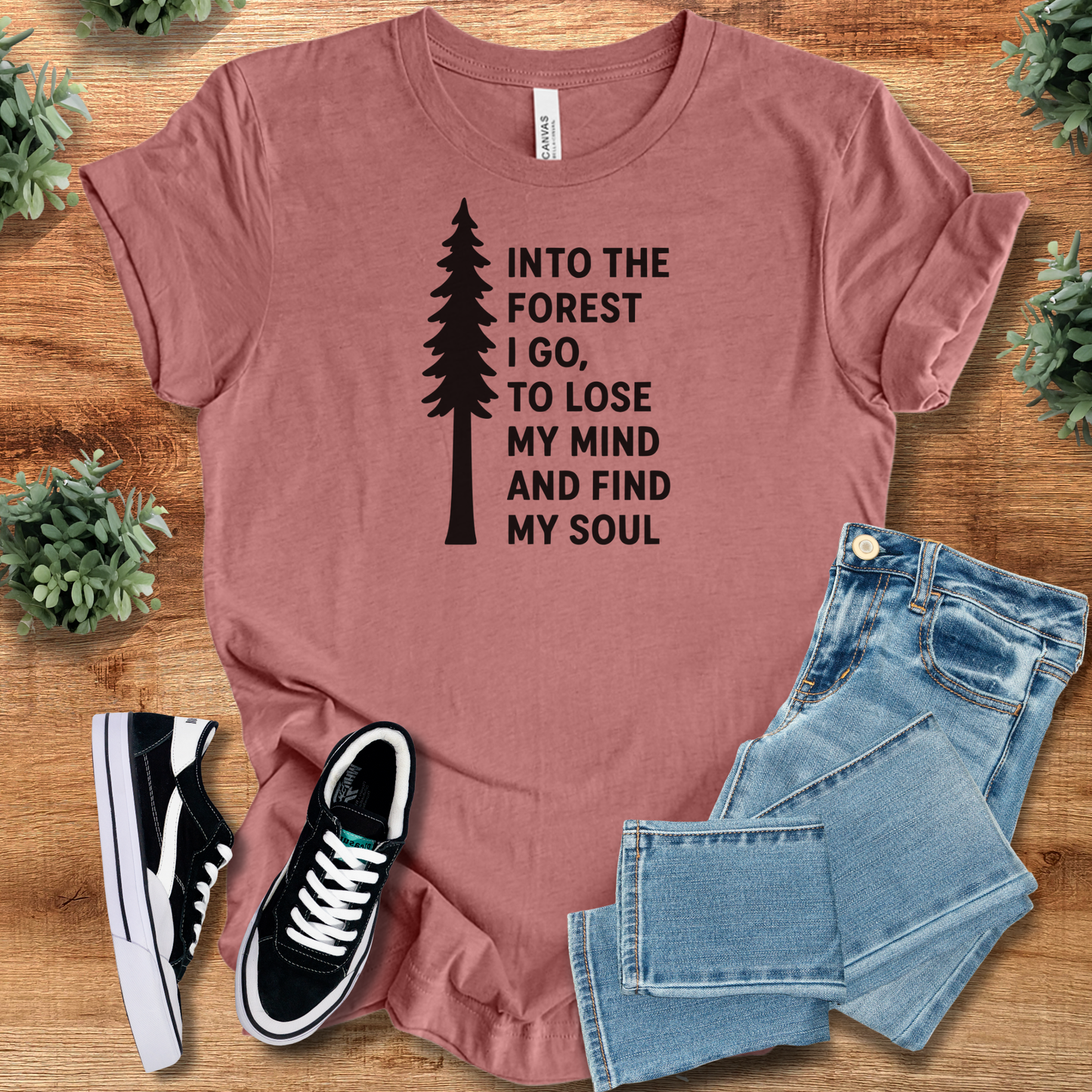 Into the Forest I Go Shirt | Bella Canvas Unisex Tee