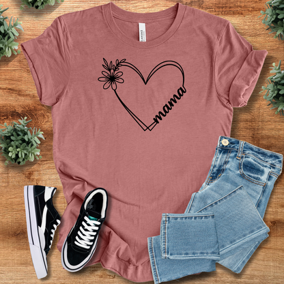 Yellow t-shirt with '' text, flat lay styled on a wooden surface.