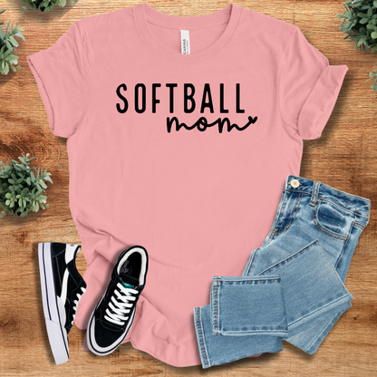 Heather-aqua t-shirt with '' text, flat lay styled on a wooden surface.