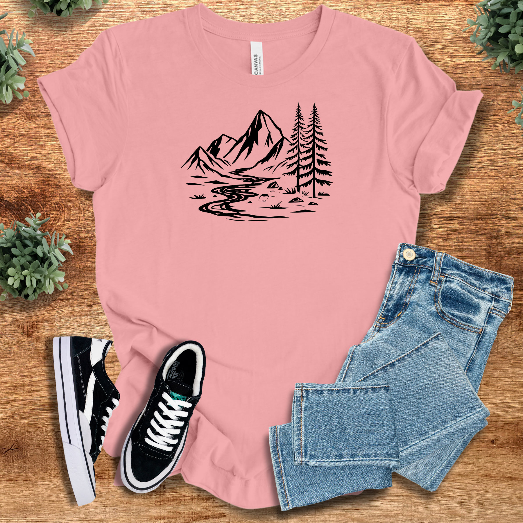 Peaceful Mountain Road