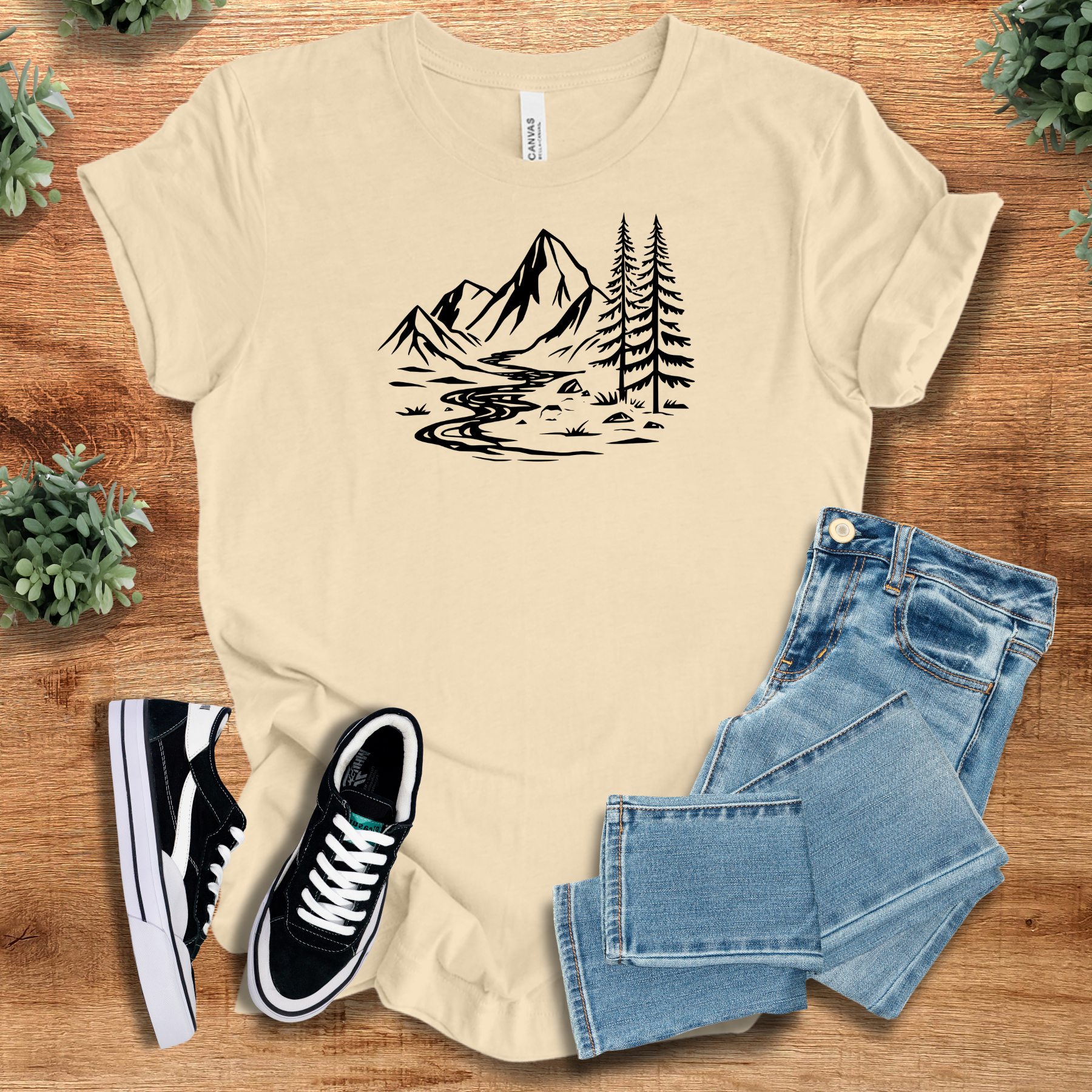 Peaceful Mountain Road