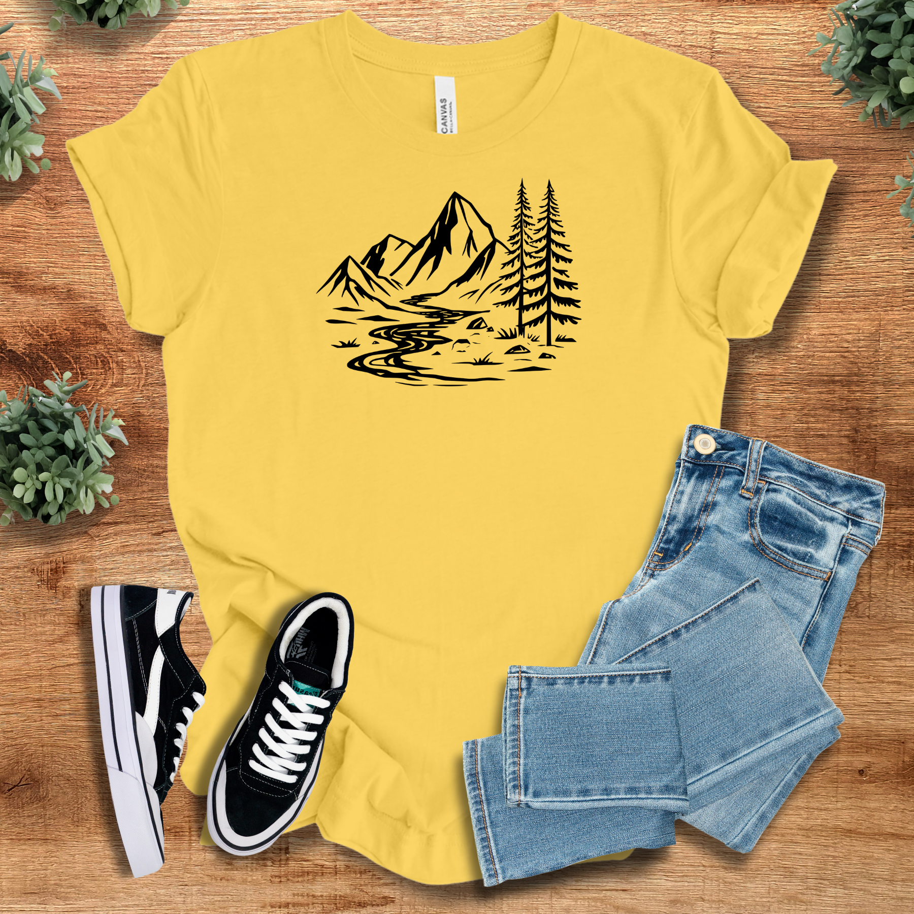 Peaceful Mountain Road