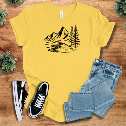 Peaceful Mountain Road