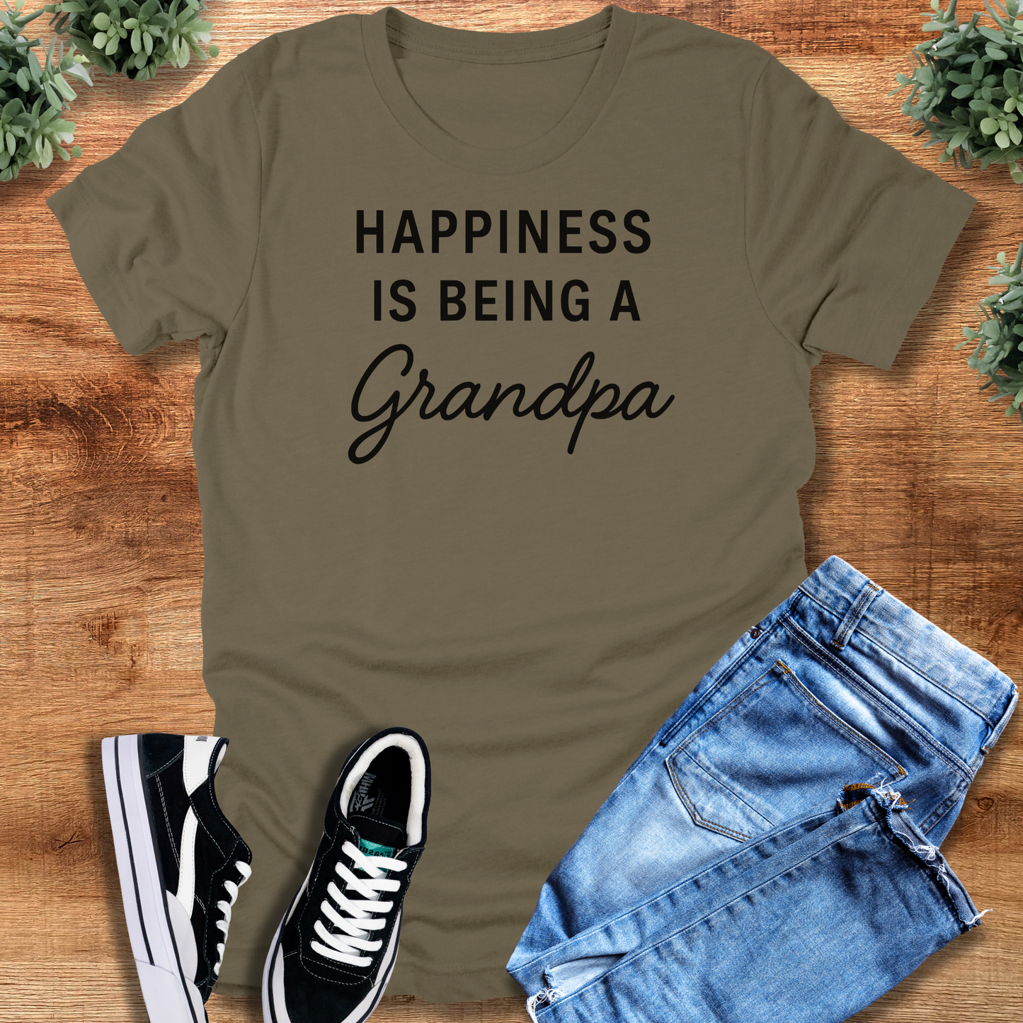 Happiness is Being a Grandpa Tee