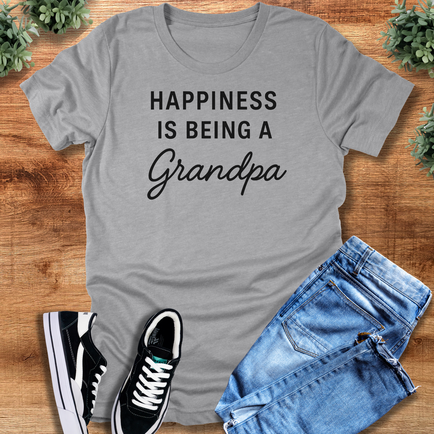 Happiness is Being a Grandpa Tee