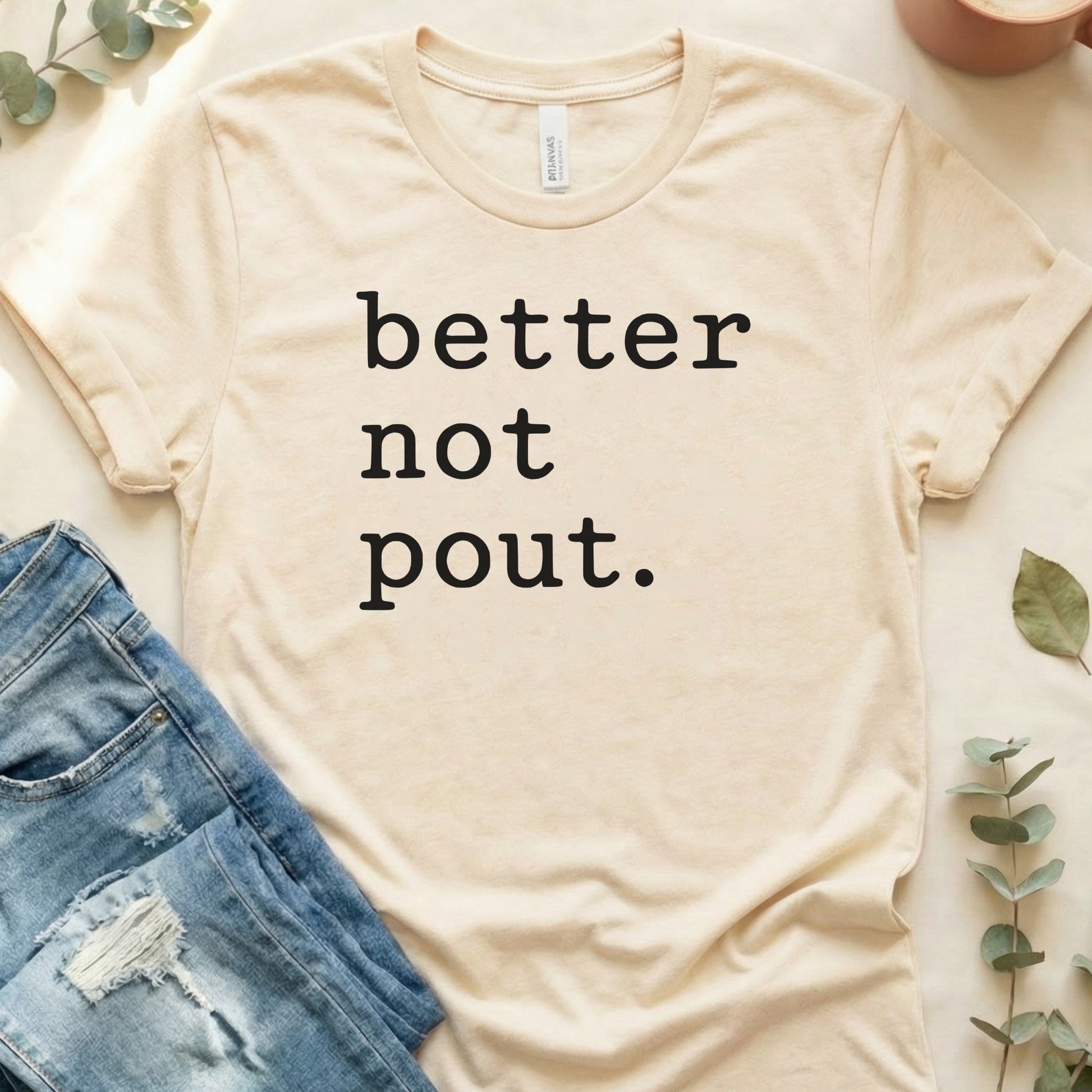 Better Not Pout Graphic Tee Shirt Christmas