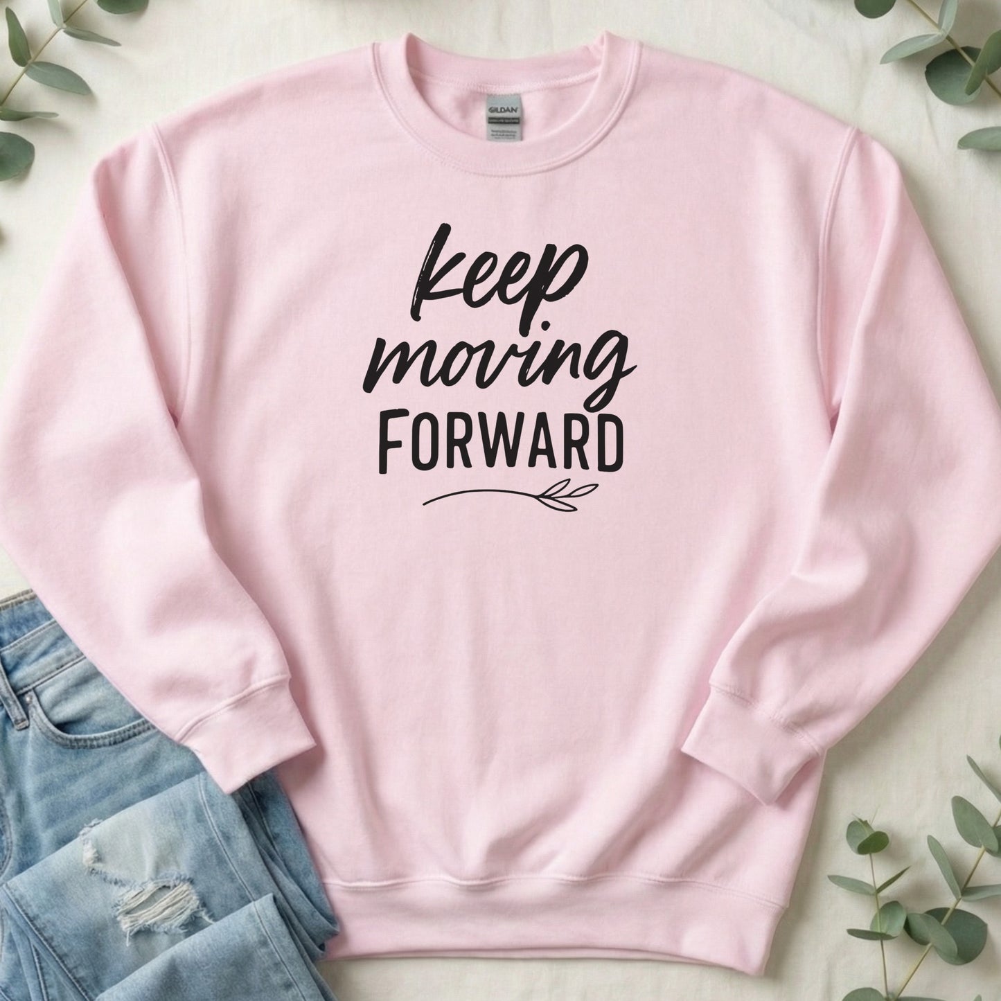 Keep Moving Forward Motivational Sweatshirt Product