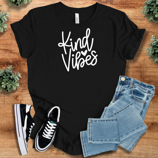 Kind Vibes Tee T‑Shirt | Soft Bella+Canvas Tee