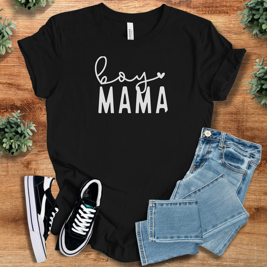 Boy Mama Tee T‑Shirt | Soft Bella+Canvas Tee
