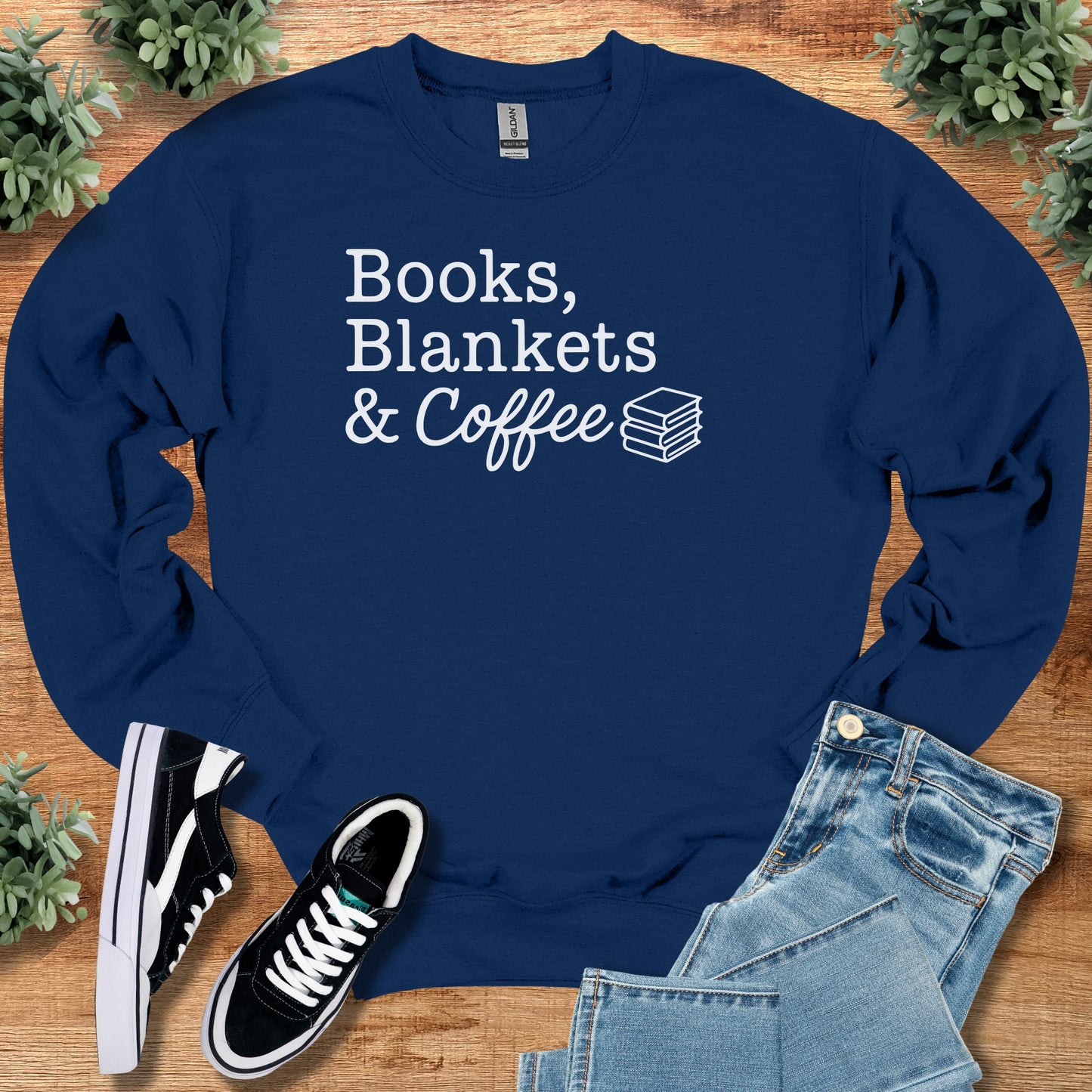 Books, Blankets & Coffee - Sweatshirt