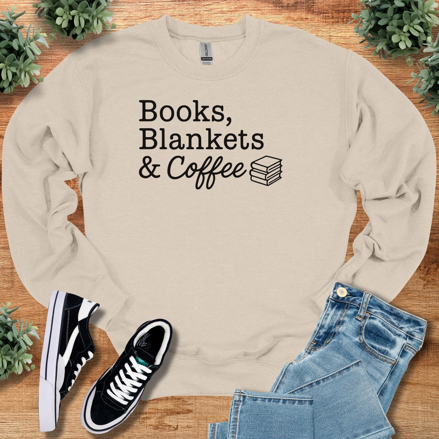 Books, Blankets & Coffee - Sweatshirt