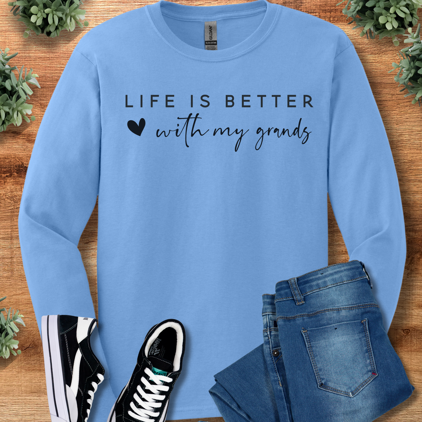 Life is Better with My Grands - Long Sleeve Tee