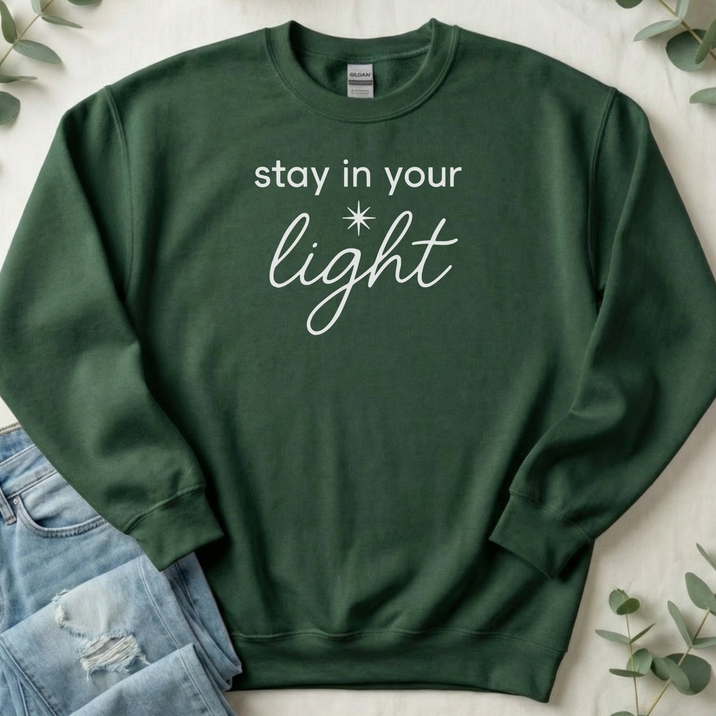 Stay in Your Light Graphic Sweatshirt Product