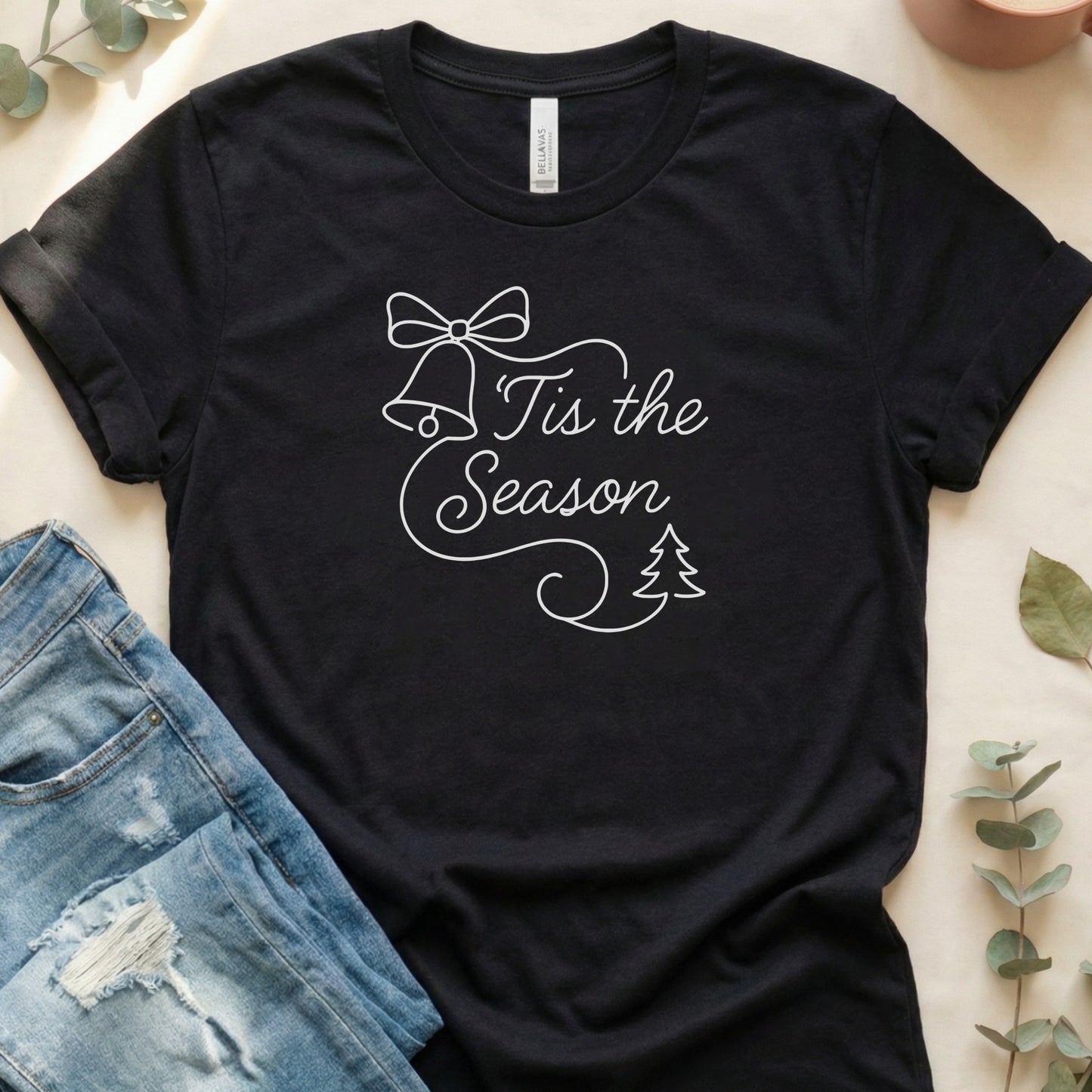 'Tis the Season Holiday Graphic Tee Shirt