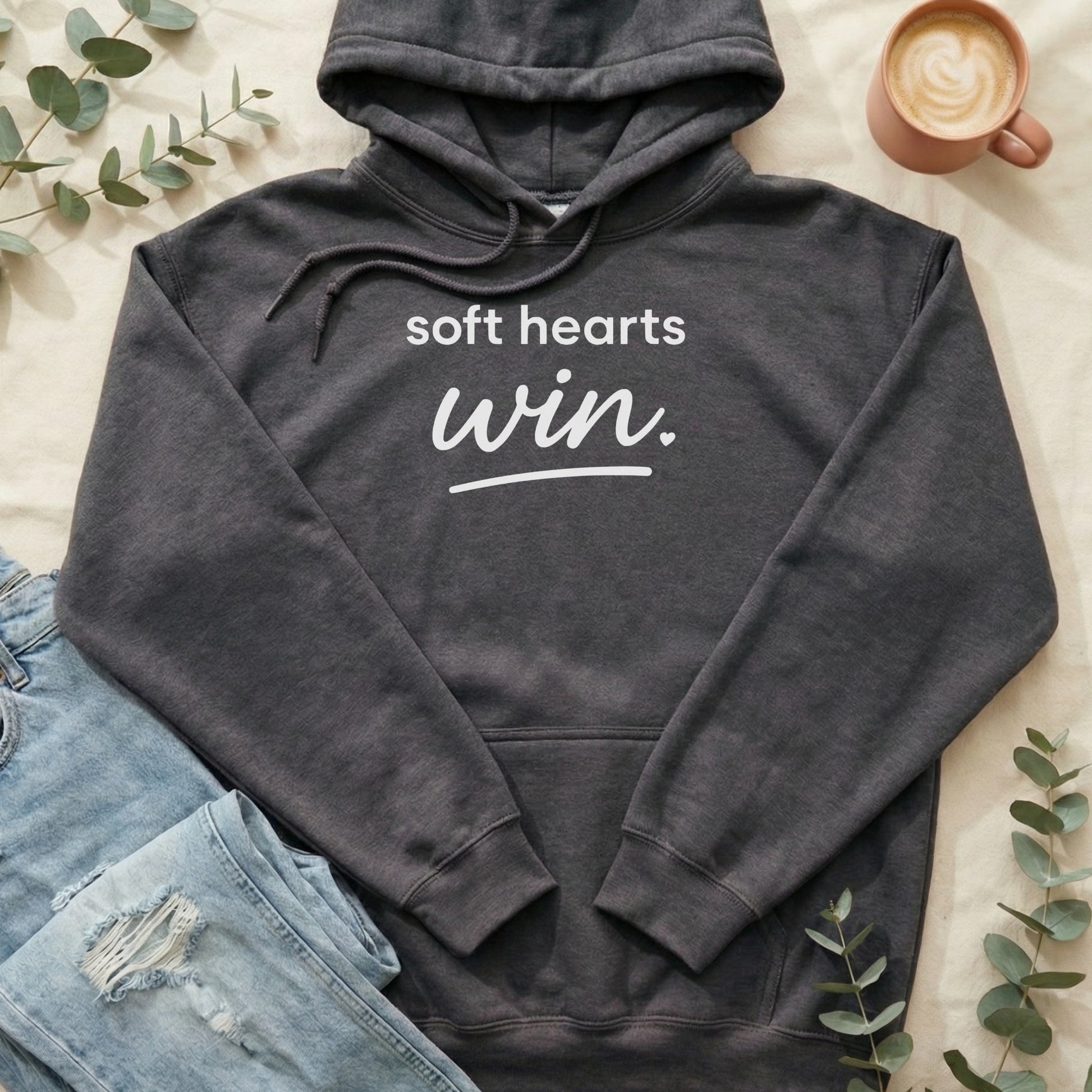 Soft Hearts Win Comfortable and Stylish Hoodie