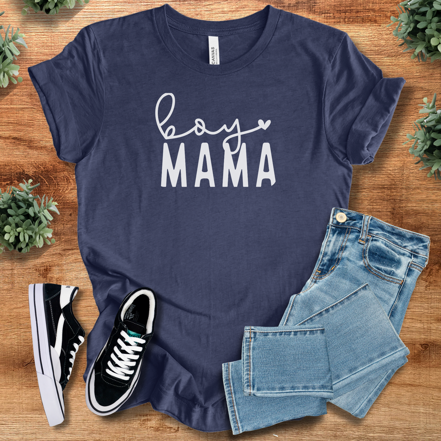 Boy Mama Tee T‑Shirt | Soft Bella+Canvas Tee