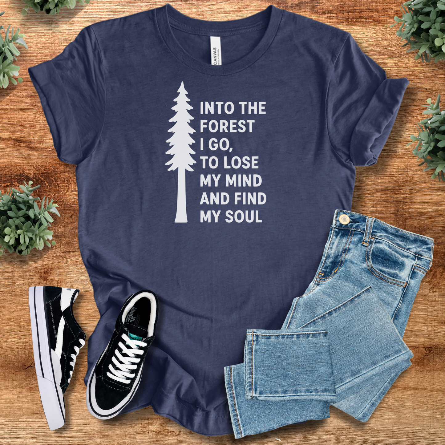 Into the Forest I Go Shirt | Bella Canvas Unisex Tee