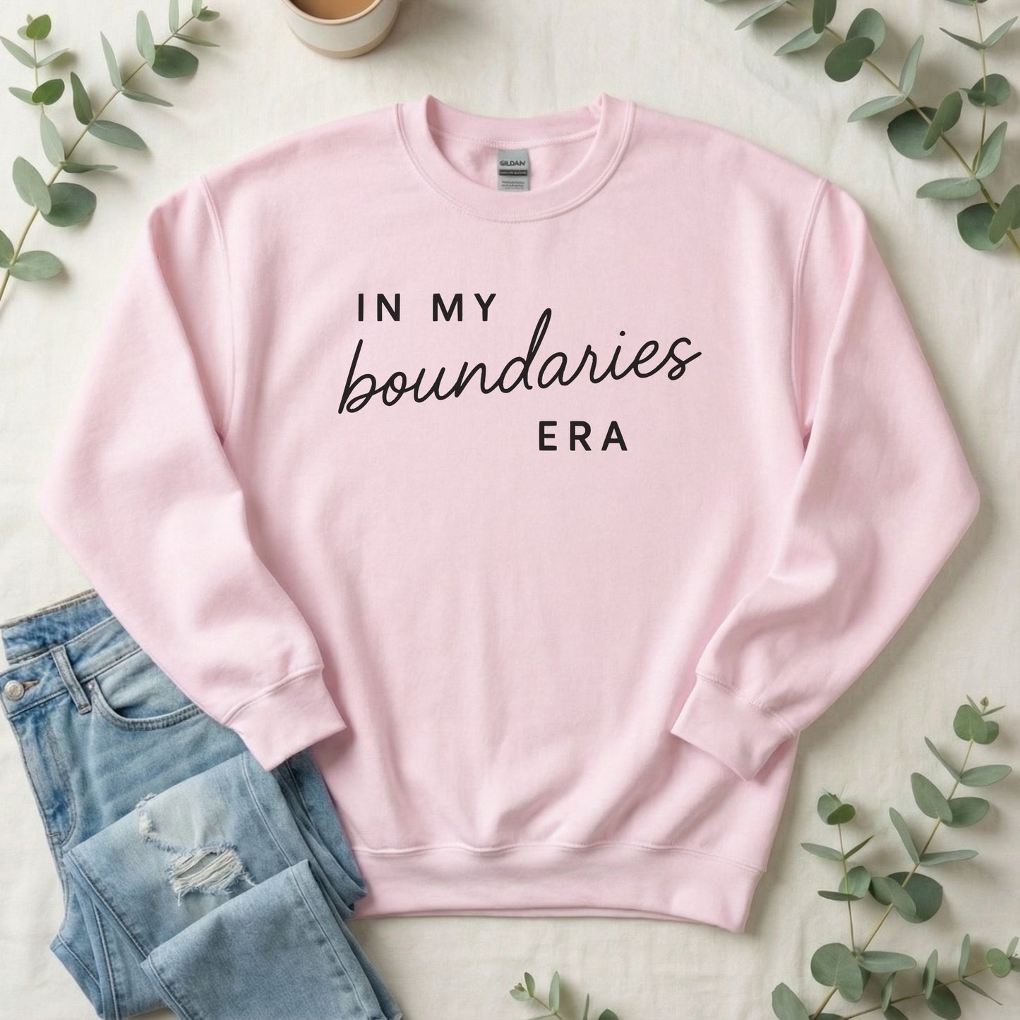 In My Boundaries Era Crewneck Sweatshirt | Self Care Gift