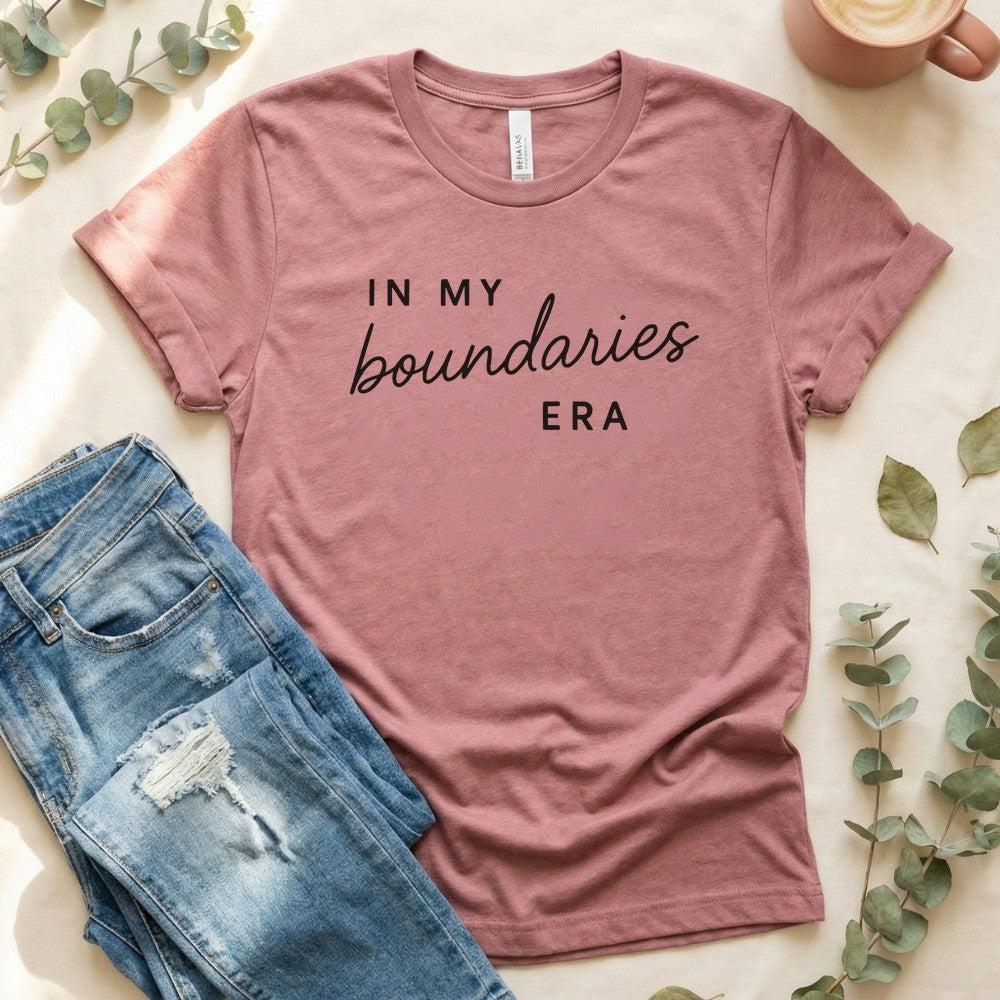 In My Boundaries Era Tee | Self Care Gift for Women