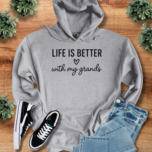 Life Is Better With My Grands – Unisex Hoodie