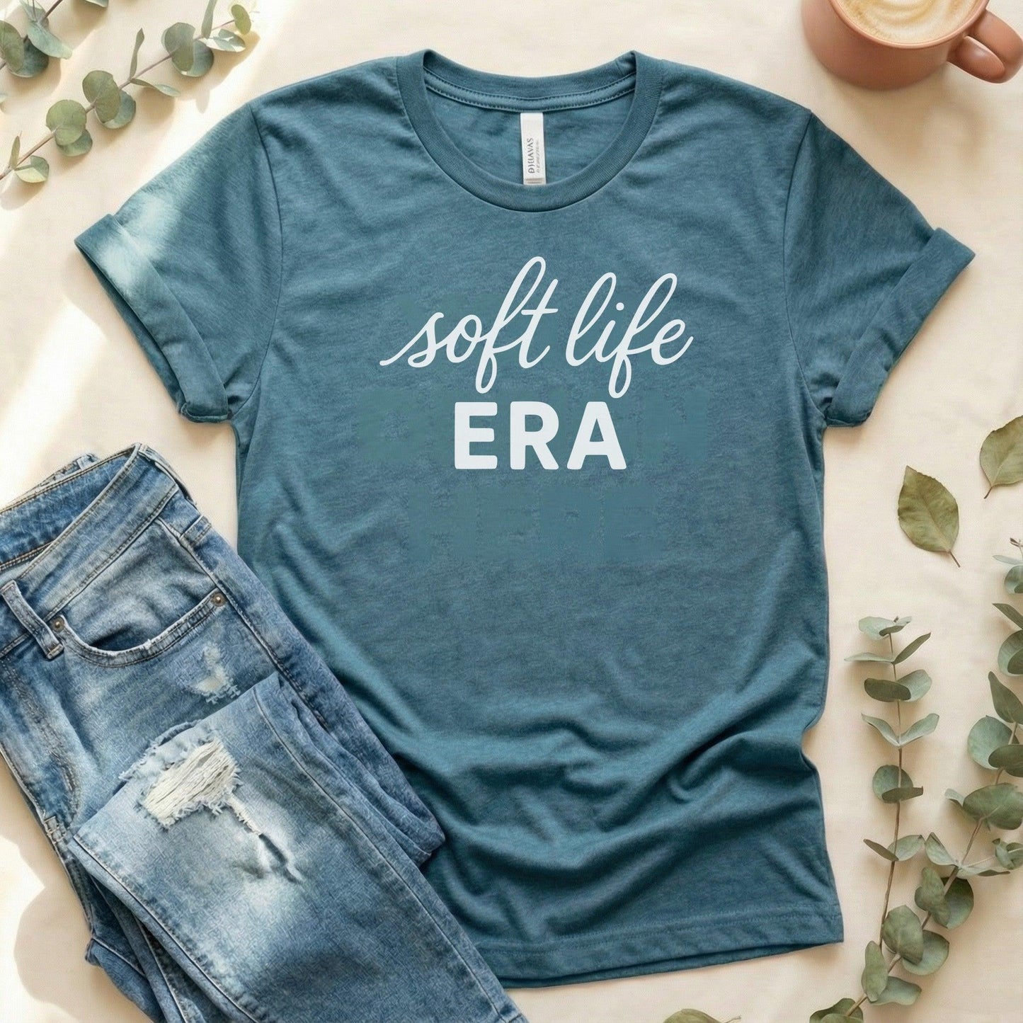 Soft Life Era Bella Canvas Tee| Mental Health Apparel