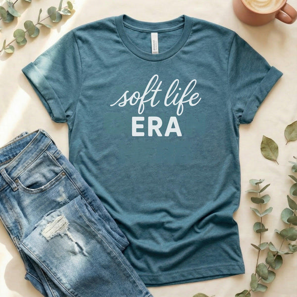 Soft Life Era Bella Canvas Tee| Mental Health Apparel