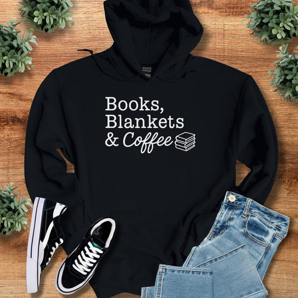 Books, Blankets & Coffee - Hoodie