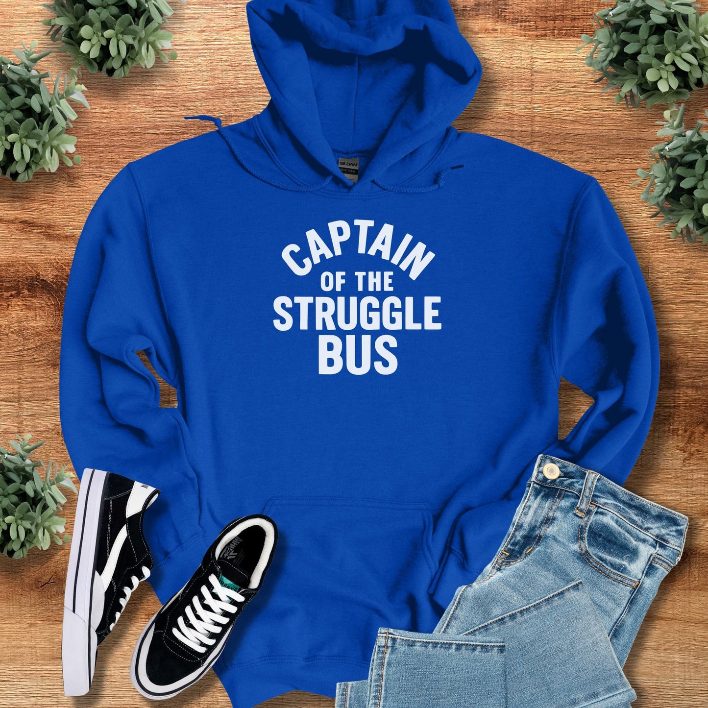 captain of the struggle bus | Hoodie | Signature Vibes - Royal