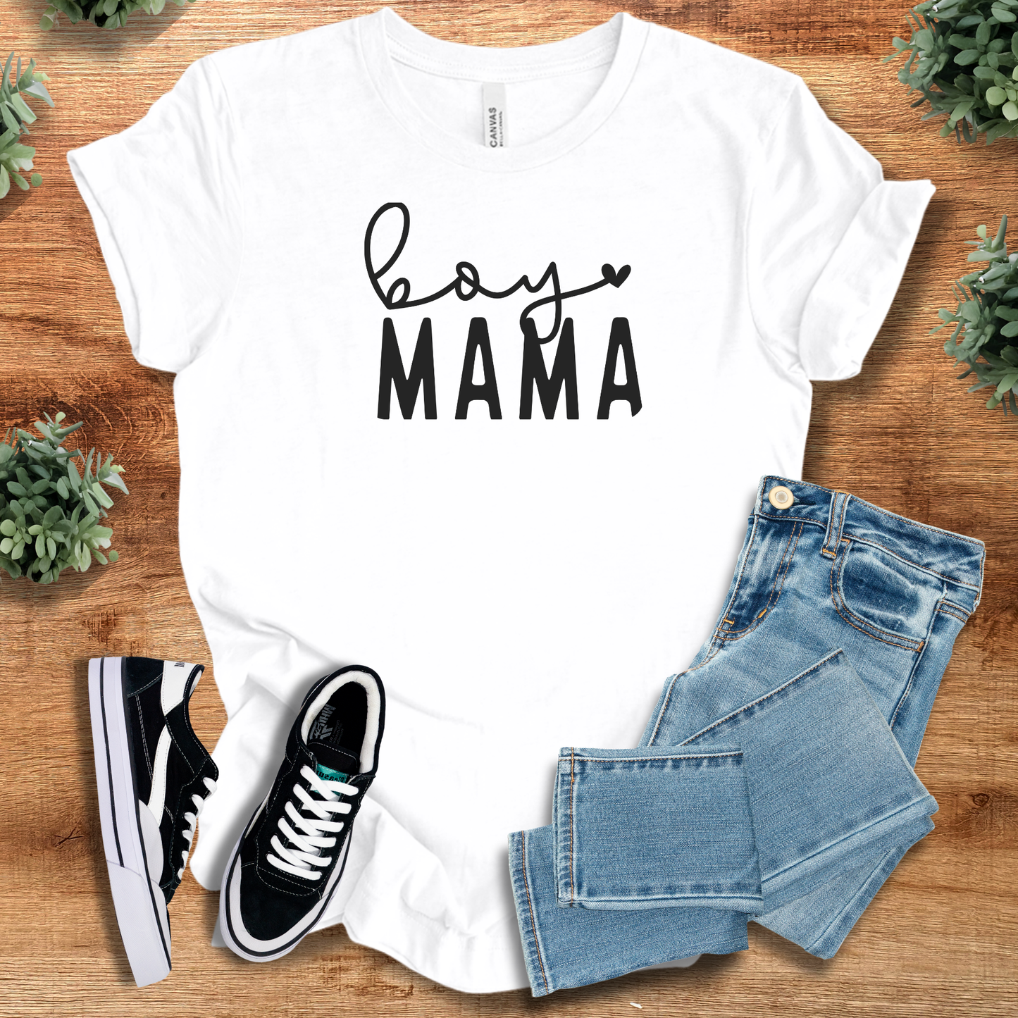 Boy Mama Tee T‑Shirt | Soft Bella+Canvas Tee