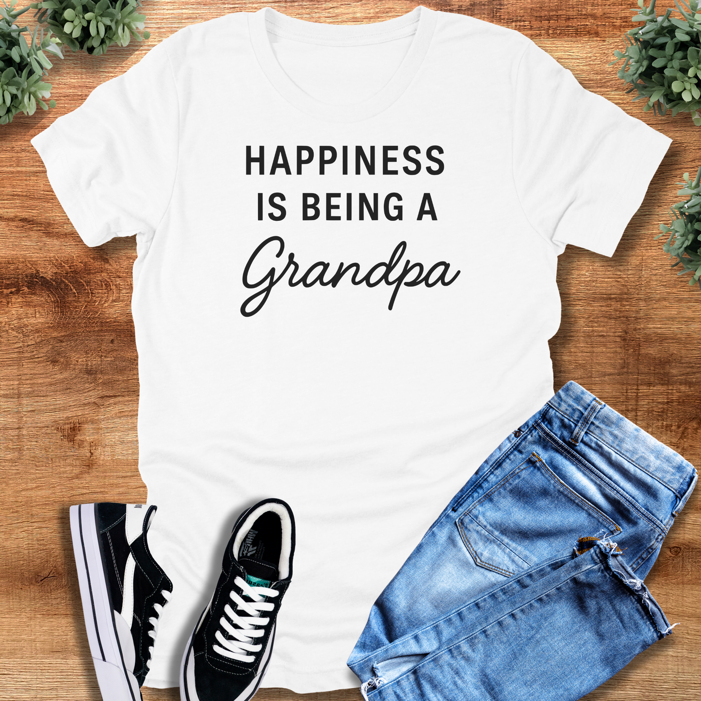 Happiness is Being a Grandpa Tee