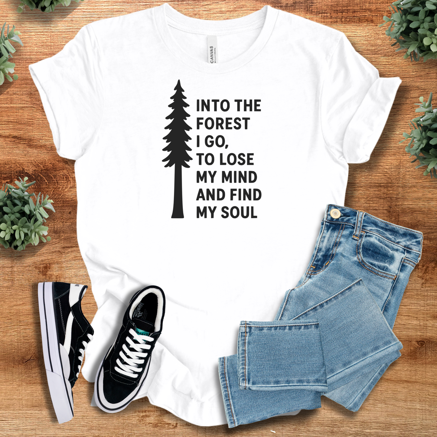 Into the Forest I Go Shirt | Bella Canvas Unisex Tee