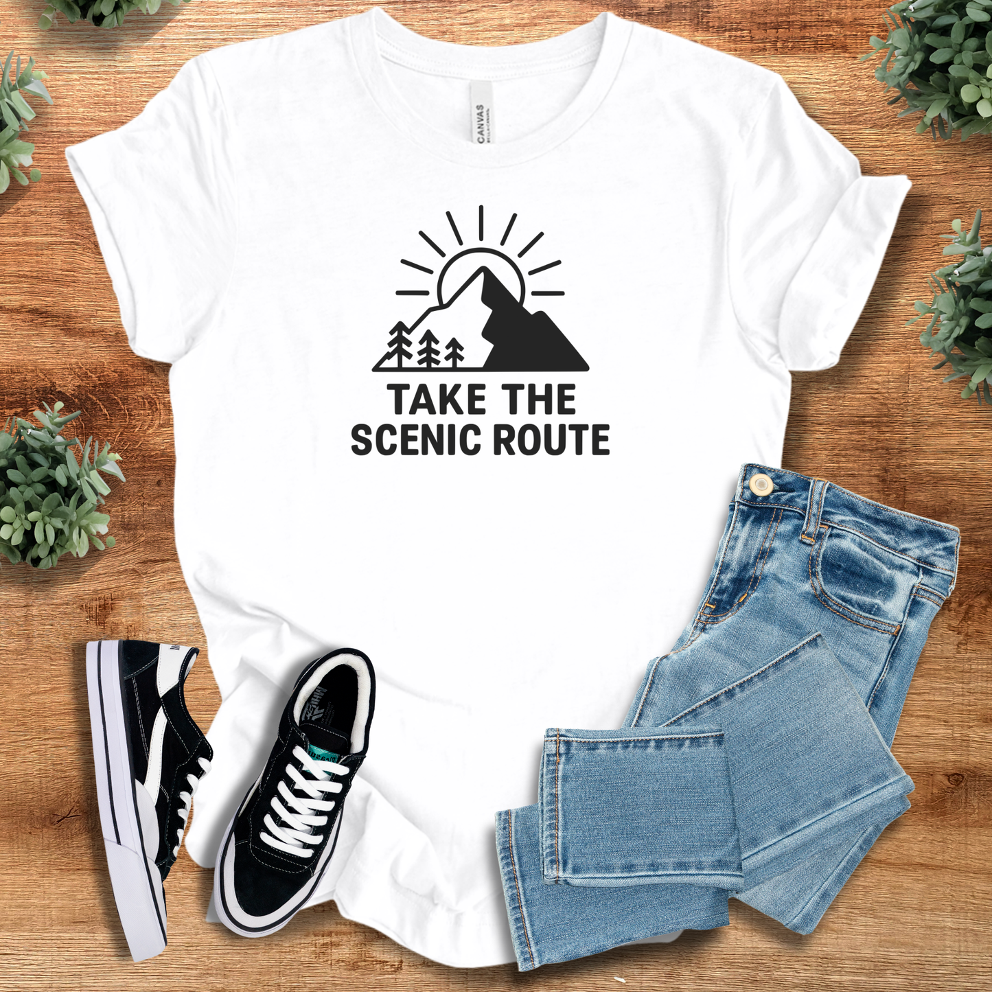 Take the Scenic Route Tee